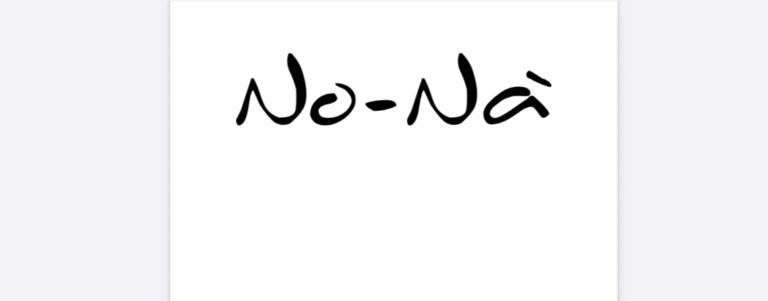 Collezione invernale No-Nà