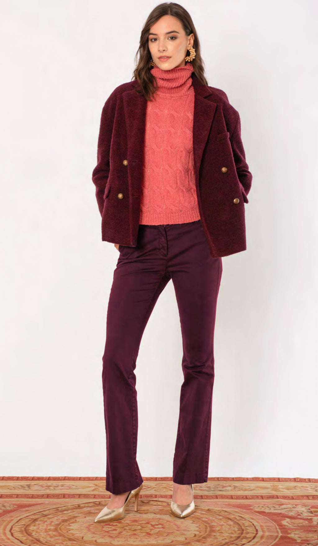 Giacca Lana Cotta Doppiopetto - No-Nà