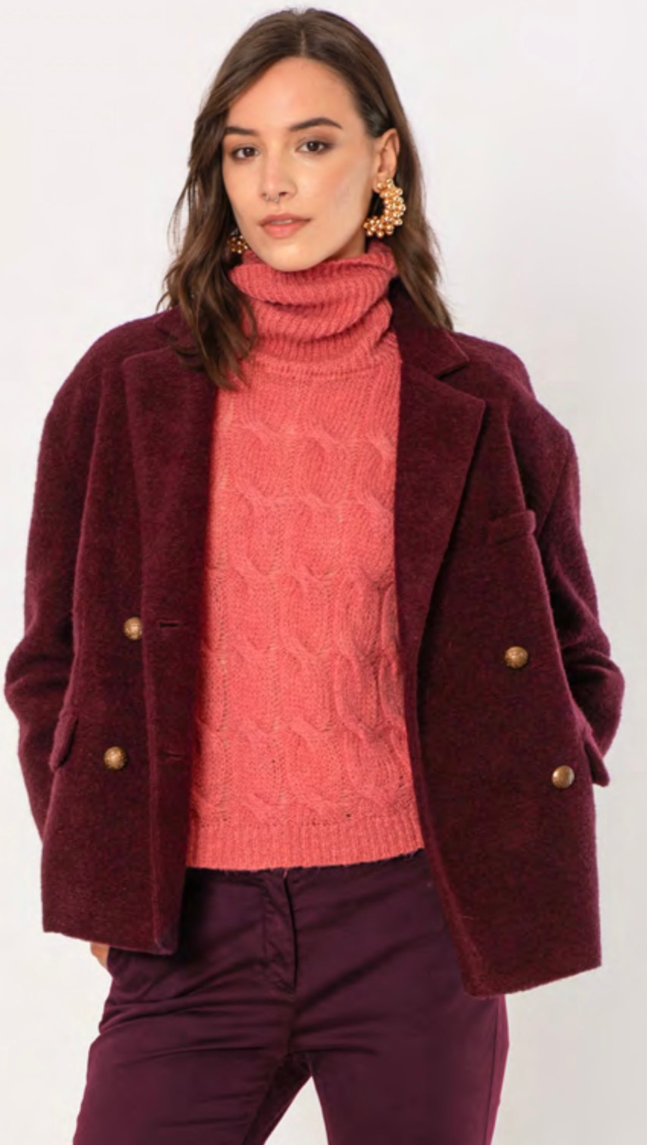 Giacca Lana Cotta Doppiopetto - No-Nà