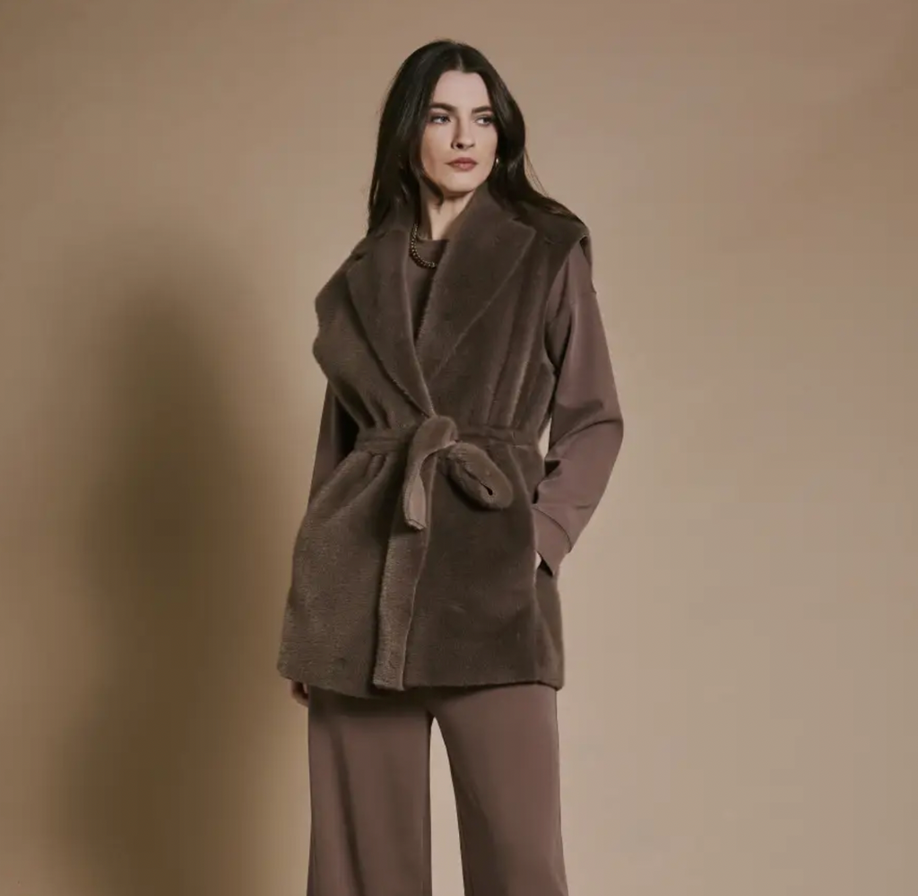 Gilet in eco montone - Kartika