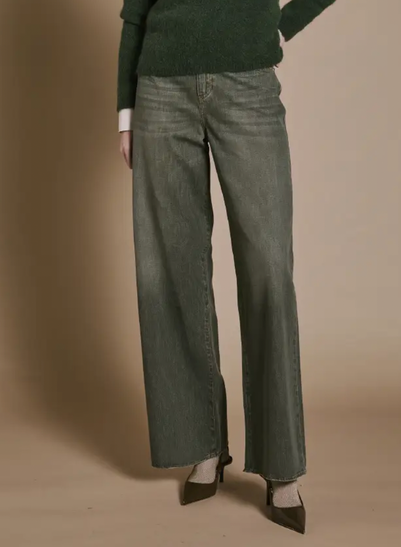 Jeans largo in tela colorata - Kartika