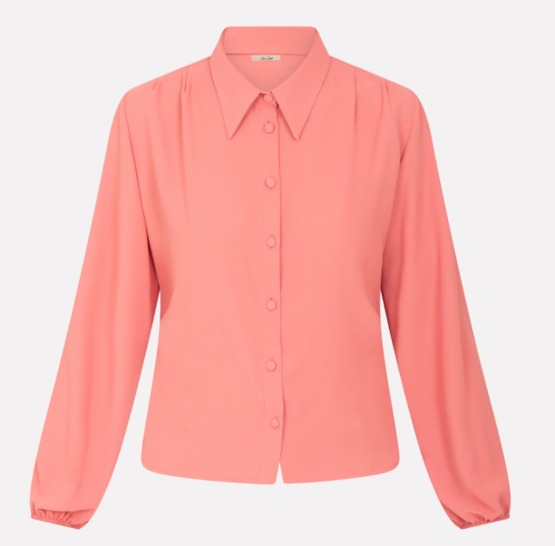 Camicia con bottoni rivestiti - No-Nà