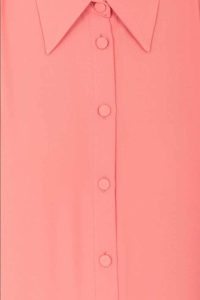 Camicia con bottoni rivestiti - No-Nà