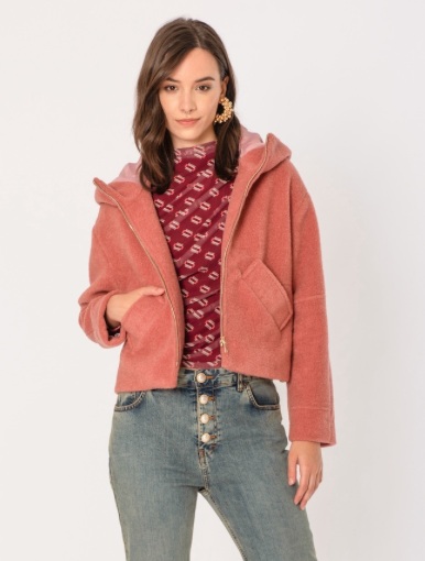 Blusa tulle fantasia geometrica No-Nà