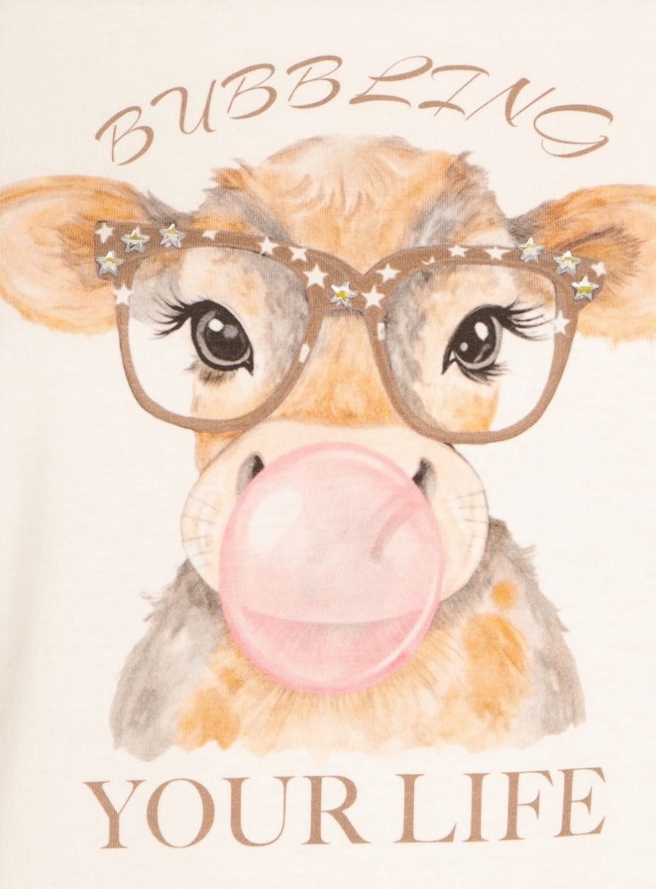 T-shirt bubbing cow - Nonà