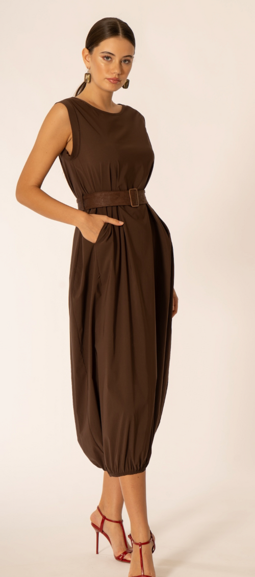 Abito palloncino con cintura - Nonà